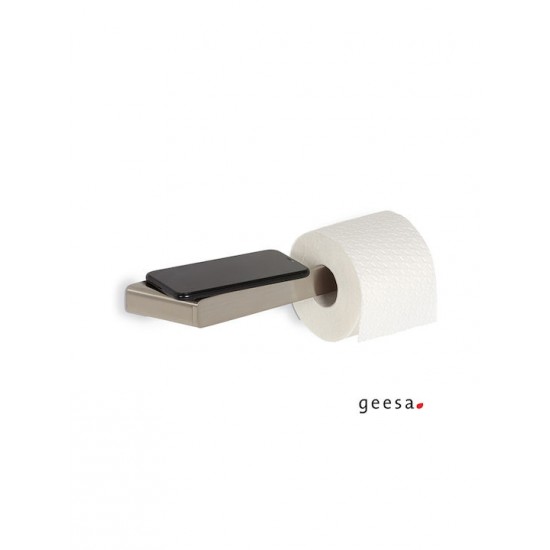 Χαρτοθήκη Επιτοίχια με Εταζέρα Geesa Shift 9924-100 Χρωμέ Χαρτοθήκη Επιτοίχια με Εταζέρα Geesa Shift 9924-100 Χρωμέ
